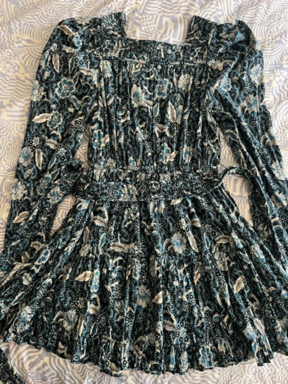 Ulla Johnson Nailah Puff Sleeved Tiered Skirt Mini Dress, SIze 6 (would fit 8)